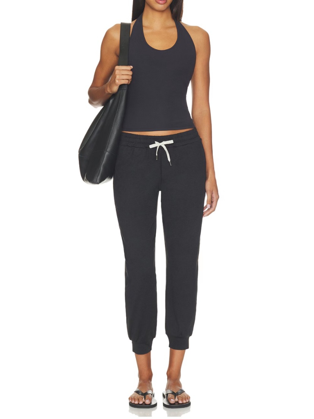 Vuori Women's Dreamknit Performance Jogger Sz M Black Heather NWT